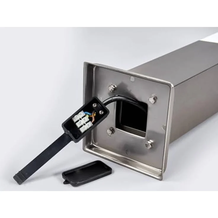 Lindby Außen-Stehlampe Lorian, Edelstahl Alu IP44, 1 x 15 W LED – Bild 6