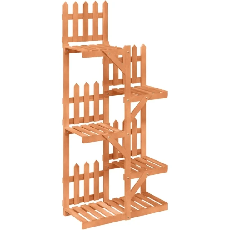 vidaXL Blumenständer 60x25x130 cm Massivholz Tanne 362874 – Bild 1