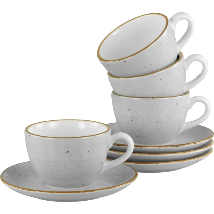 Vintage Nature Stein, Kaffeetassen Set 8-tlg (mo) – Bild 1