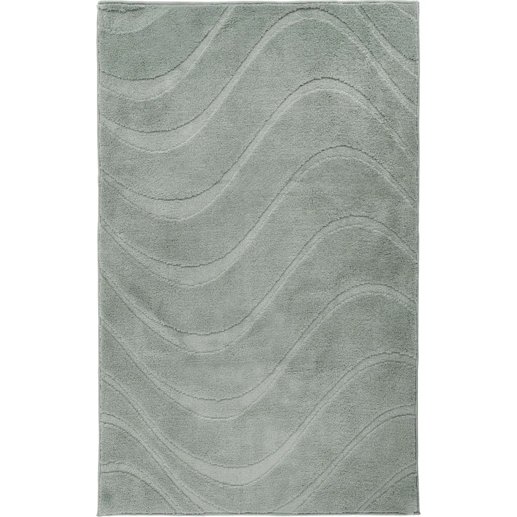 Badematte LINA jade BL 50x90 cm grün Badteppich Badvorleger Duschvorleger Duschmatte Badeteppich – Bild 1