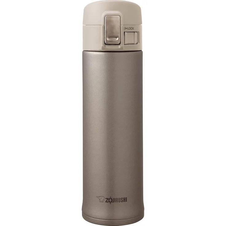 ZojirushI Edelstahl Thermobecher, 480 ml, edelstahl, champagnerfarben goldfarben, 6. 7 x 6. 7 x 23 cm