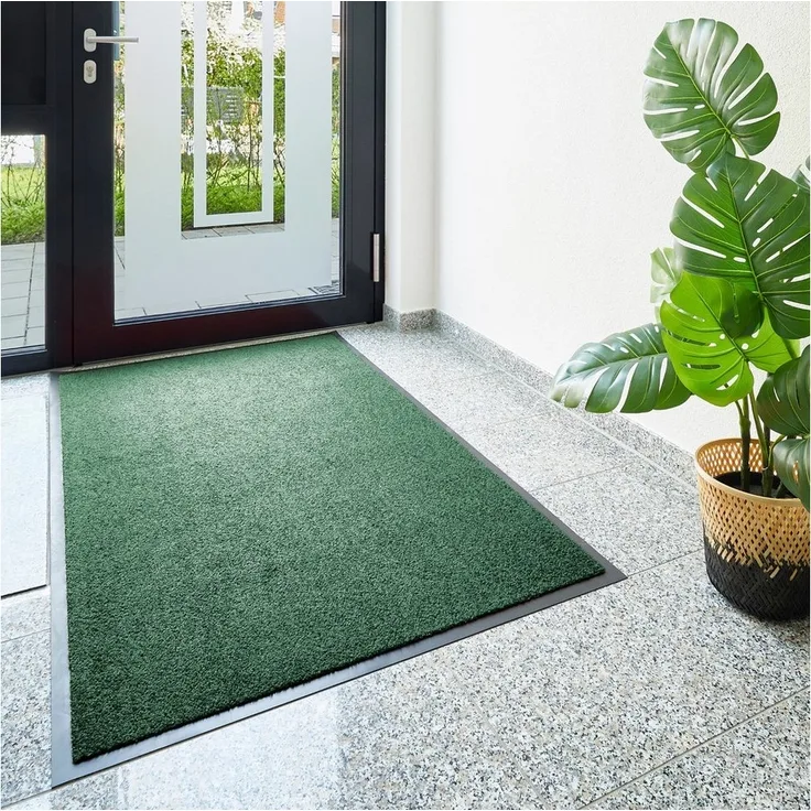 OTTO home Fußmatte Emil, Made in Netherlands, rechteckig, Höhe: 6 mm, Schmutzfangmatte, Uni Farben, rutschhemmend, waschbar (Handwäsche)