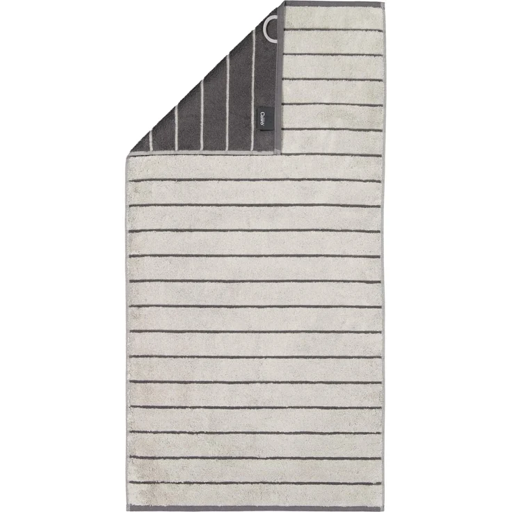 Cawö Handtücher Cawö Waschhandschuh Balance 6232, 77 platin, Baumwolle (1-St)