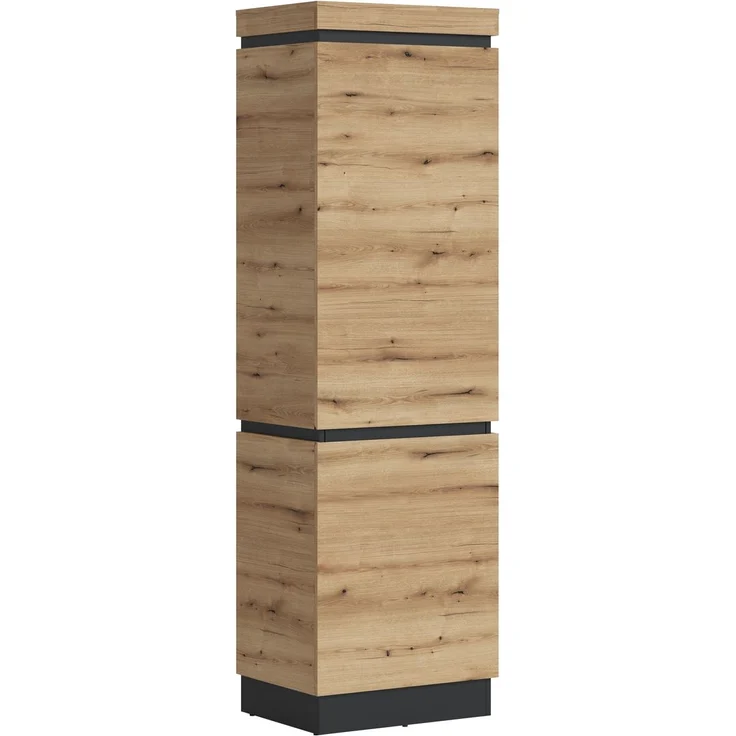 Garderobenschrank >CORTE< in Coast Evoke Eiche Dekor - 60,1x200,5x45cm (BxHxT) – Bild 1