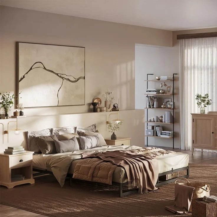 Bettgestell Lenora Schwarz 180x200 mit Matratze Vitalispa – Bild 2