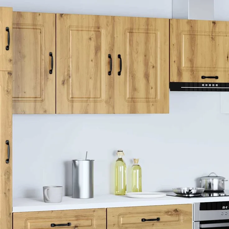 vidaXL Küchen-Hängeschrank Kalmar Artisan-Eiche Holzwerkstoff 853596 – Bild 1