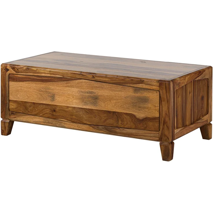Couchtisch Sheesham 115x60x45 braun lackiert ANCONA #102 – Bild 10