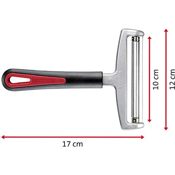 WESTMARK Käsemesser Variable Schnittstärke, Käseschneider mit Rolle & auswechselbarem – Bild 6