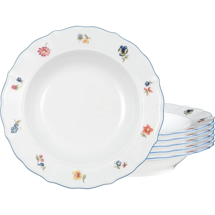 Seltmann Weiden Sonate Nostalgie Suppenteller ø 22,4 cm 6er Set – Bild 1