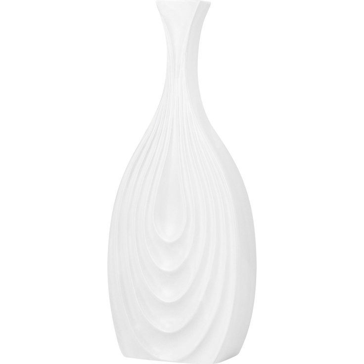 Dekovase THAPSUS Keramik 39 cm Weiß – Bild 4