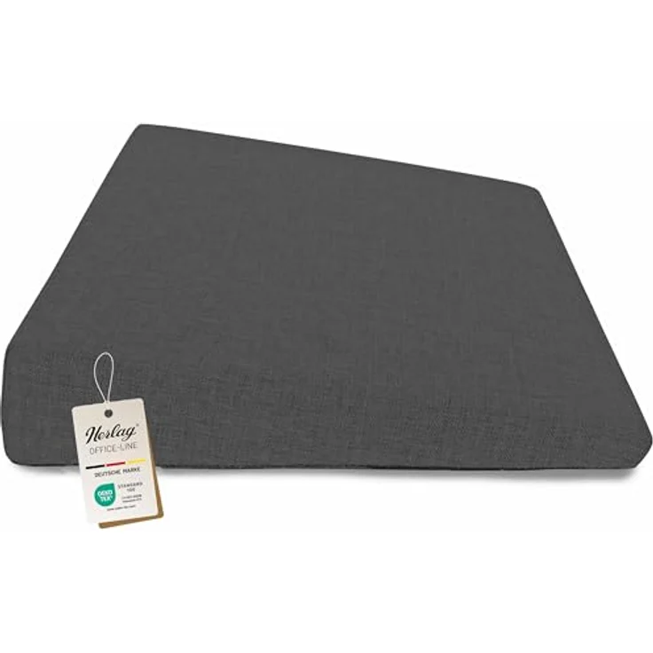 Herlag Keilkissen Stella, Ergonomisches Sitzkeilkissen 37 x 33 x 7/2cm Waschbarer Bezug – Bild 2