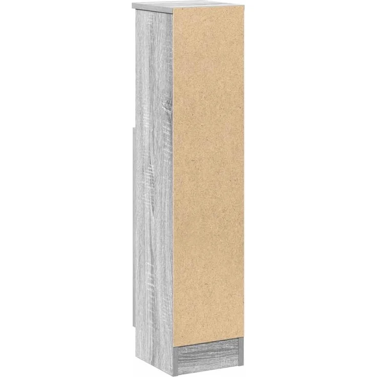 vidaXL Badezimmerschrank mit Rollenhalter Grau Sonoma 20,5x22x90 cm 858502 – Bild 7