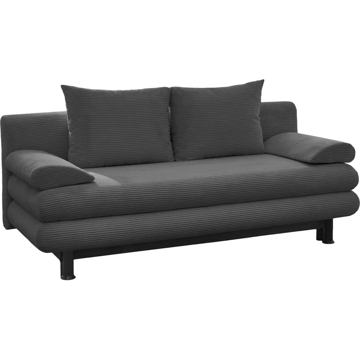 Schlafsofa Bill / Bern SO240, Stoff, Grau, 196 x 92 x 93 cm – Bild 1