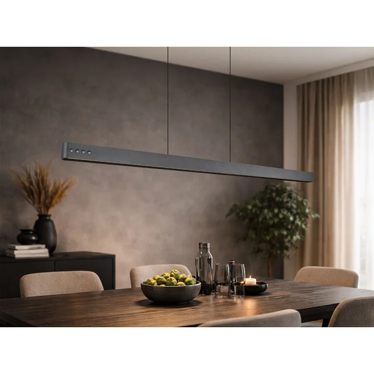 LED Pendelleuchte DONEGAL elektrisch höhenverstellbar, Tageslicht, Breite 150cm – Bild 5