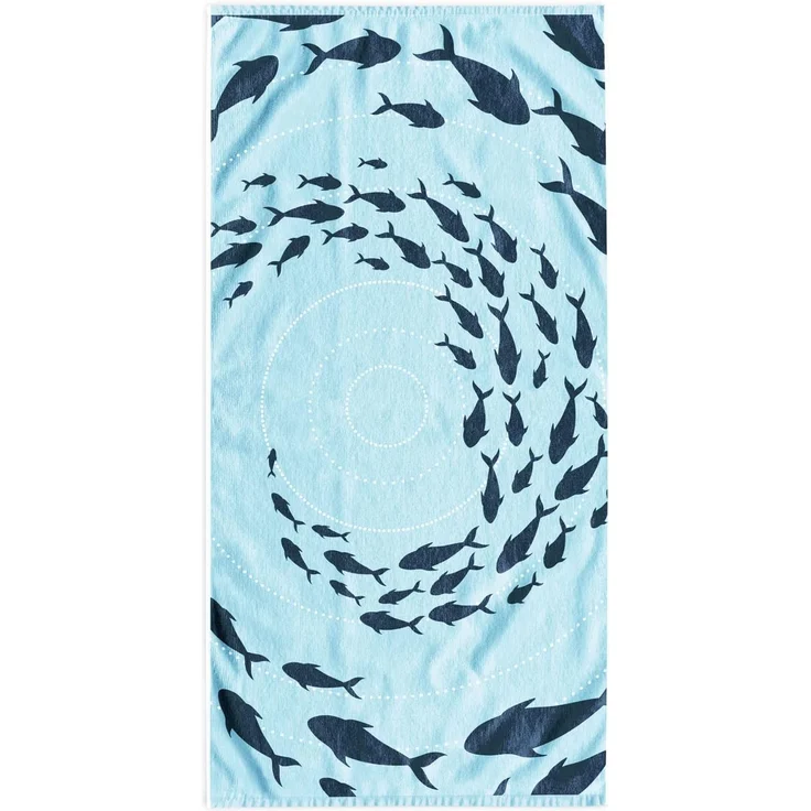 DecoKing Strandtücher Badetuch Handtuch Strandtuch XXL Badehandtuch Baumwolle, (1-St), Wendetuch – Bild 1