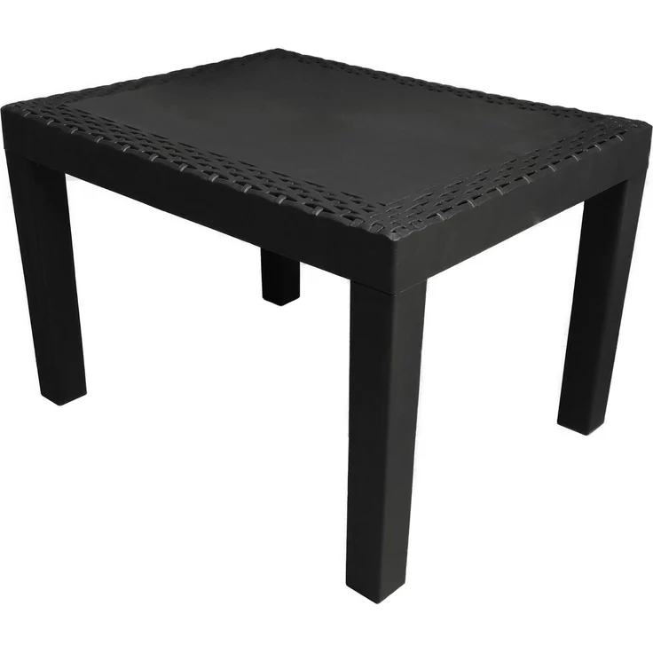 Jack Beistelltisch Kunststoff Rechteck 59x46x40cm Garten Außen Lounge Balkon – Bild 2