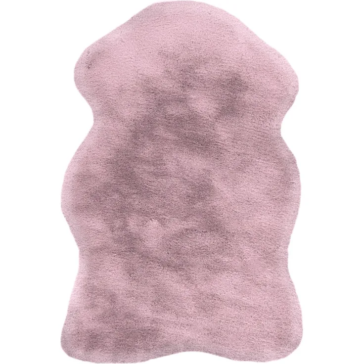 Teppich >Rabbit Light< in Rosa, 100% Polyester - 90x60cm (LxB)