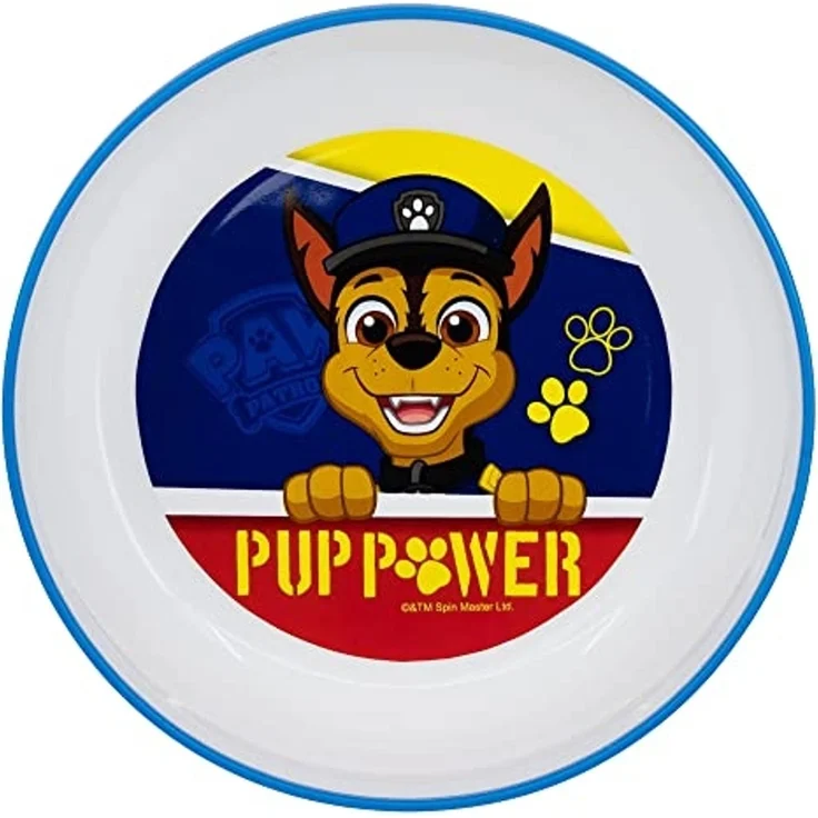 Kunststoffschüssel Ø14 verschiedene Motive für Kinder Anti-Rutsch Paw Patrol – Bild 2