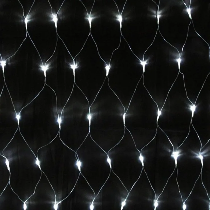 240er LED Lichternetz Lichterkette Außen Innen Party Weihnachtsbeleuchtung weiß