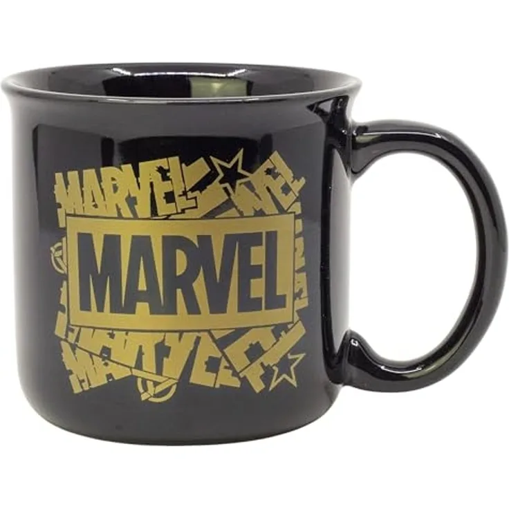 Marvel Avengers Golden Treasure Frühstückstasse 400 ml in Geschenkbox