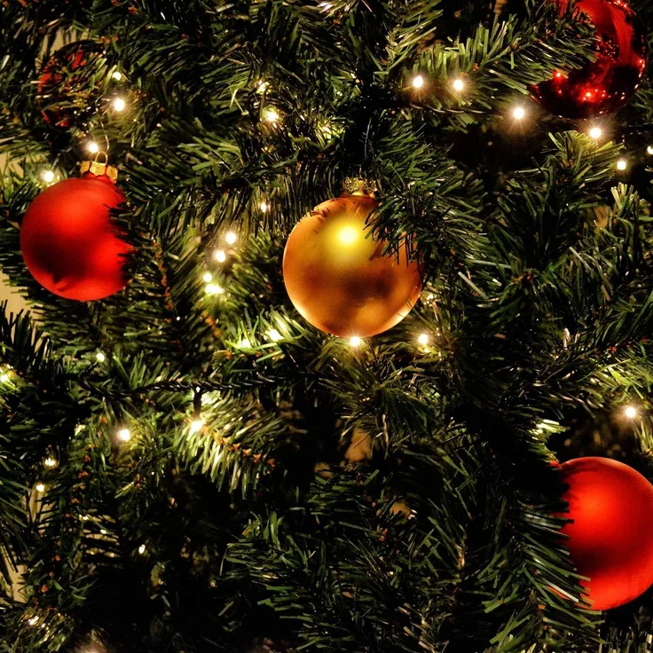 SALCAR 0,6m Christbaumbeleuchtung mit Ring und 8 Girlanden – Bild 6