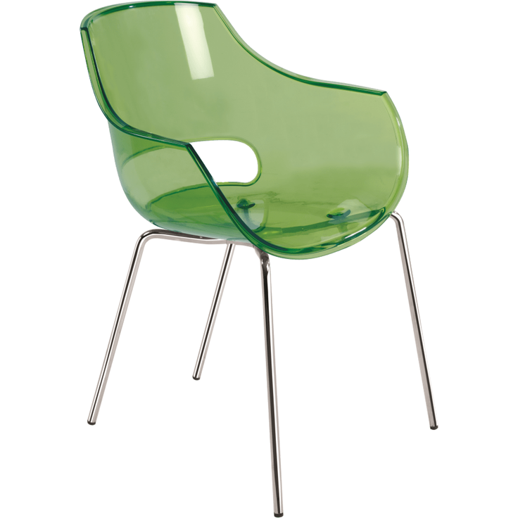 Papatya Opal Sessel transparent grün