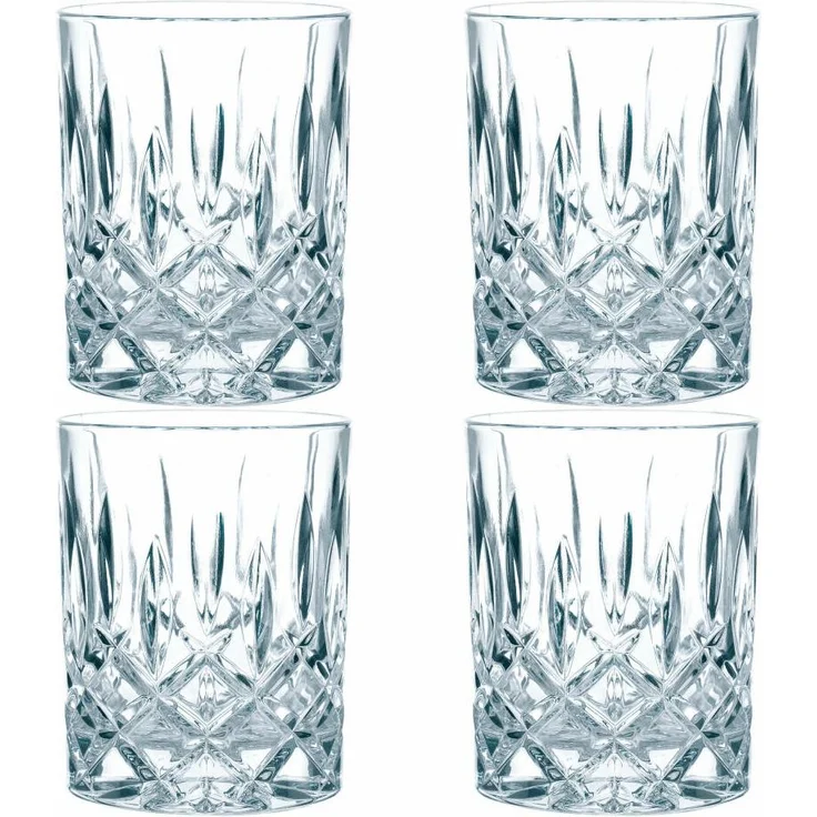Nachtmann Noblesse Whiskybecher Set, 8er Set, Whiskyglas, Tumbler, Kristallglas, H 9. 8 cm – Bild 2