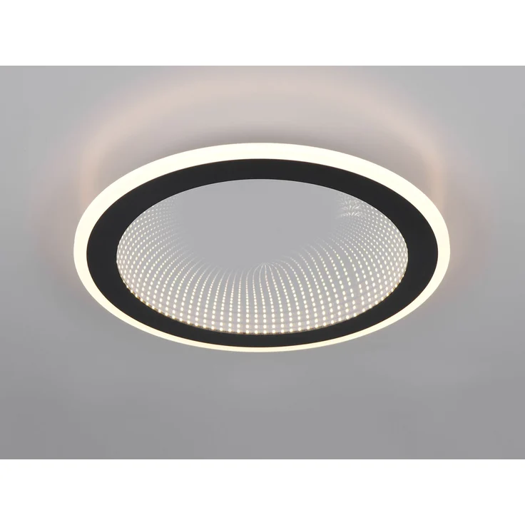 Reality LED Deckenleuchte Glace 21,5W schwarz Metall warmweiß-kaltweiß – Bild 4