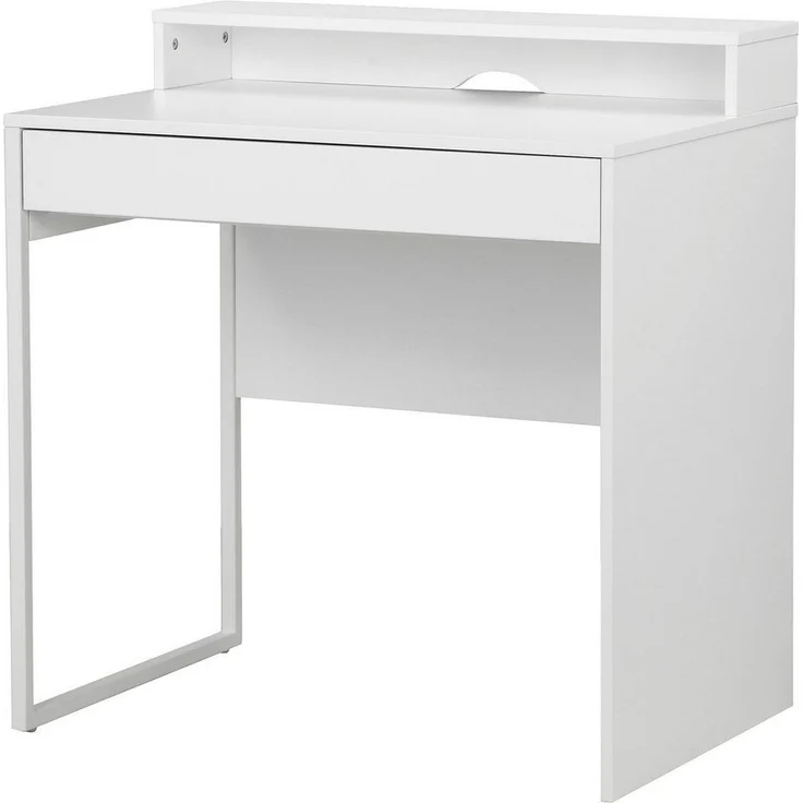 OTTO home Schreibtisch Moid, Computertisch in modernem Design, Breite 80 cm, mit Schublade, Kabeldurchlass & Metallkufe – Bild 1