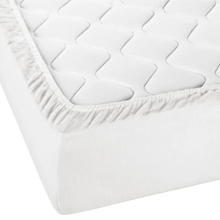 Sleezzz Vital wasserdichtes Molton Spannbettlaken mit antibakterieller Silber Veredelung 100 x 200 cm – Bild 4