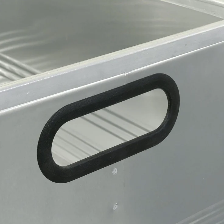 BRB-Lagertechnik Aufbewahrungsbox Alu-Transportkasten, LxBxH 700x500x375 mm, 118 Liter, Ideal zum Lagern, Verpacken und Transportieren – Bild 2