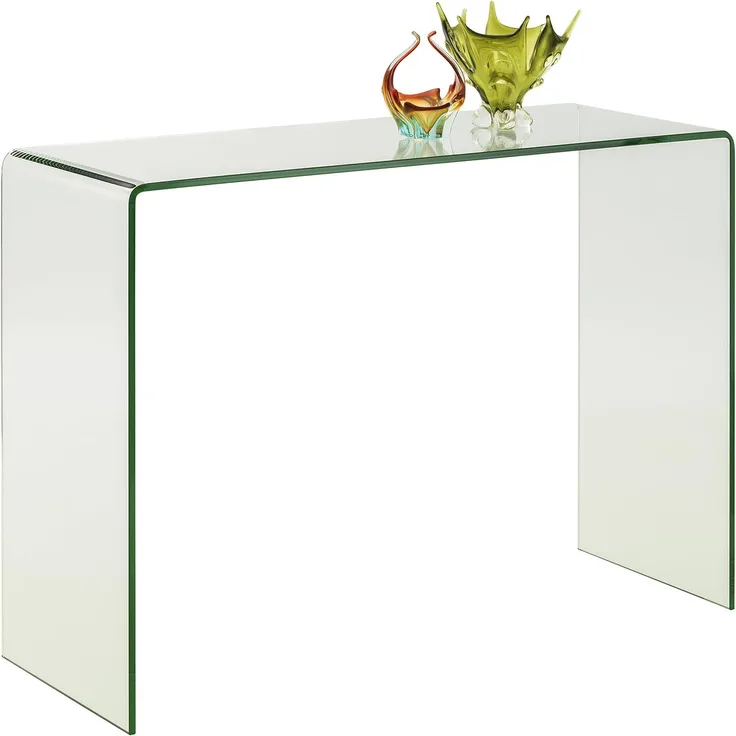 Julian Bowen Amalfi Konsolentisch, Glas, Klar
