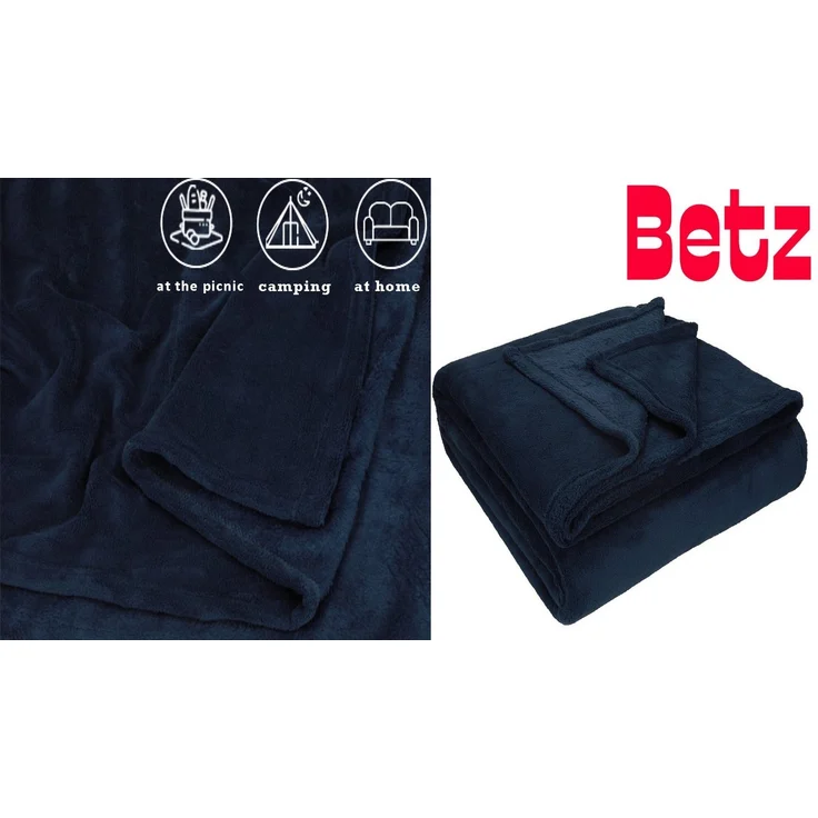 Wohndecke Kuscheldecke Fleecedecke Teddy XXL 150x200 cm, Betz, Sofadecke Decke Couch – Bild 3