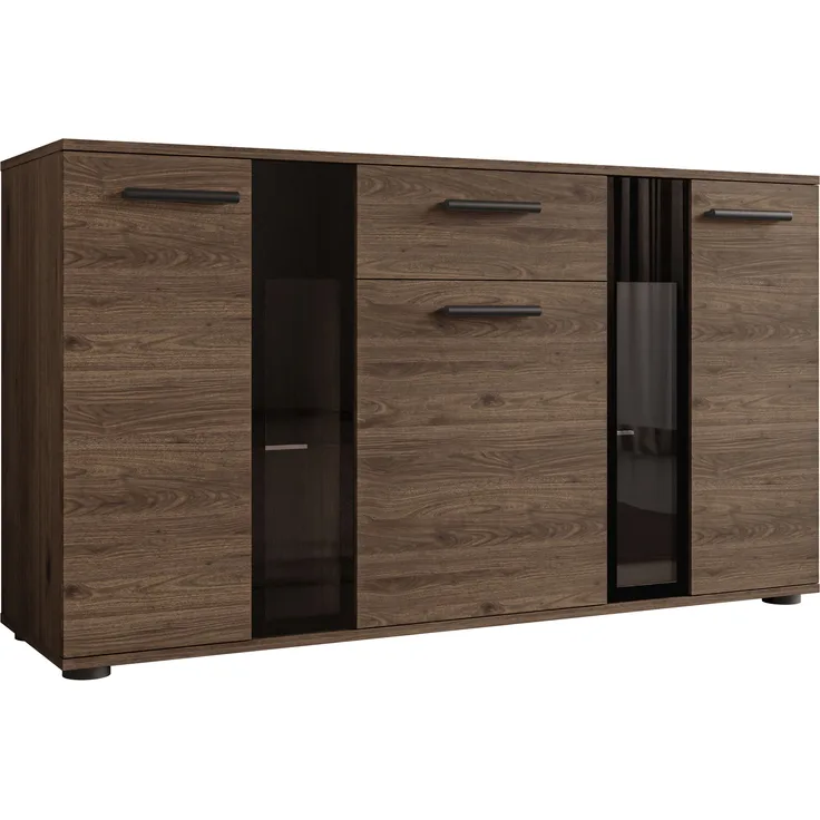 Kommode Salsa, ohne Beleuchtung, Farbe: Nuss Okapi