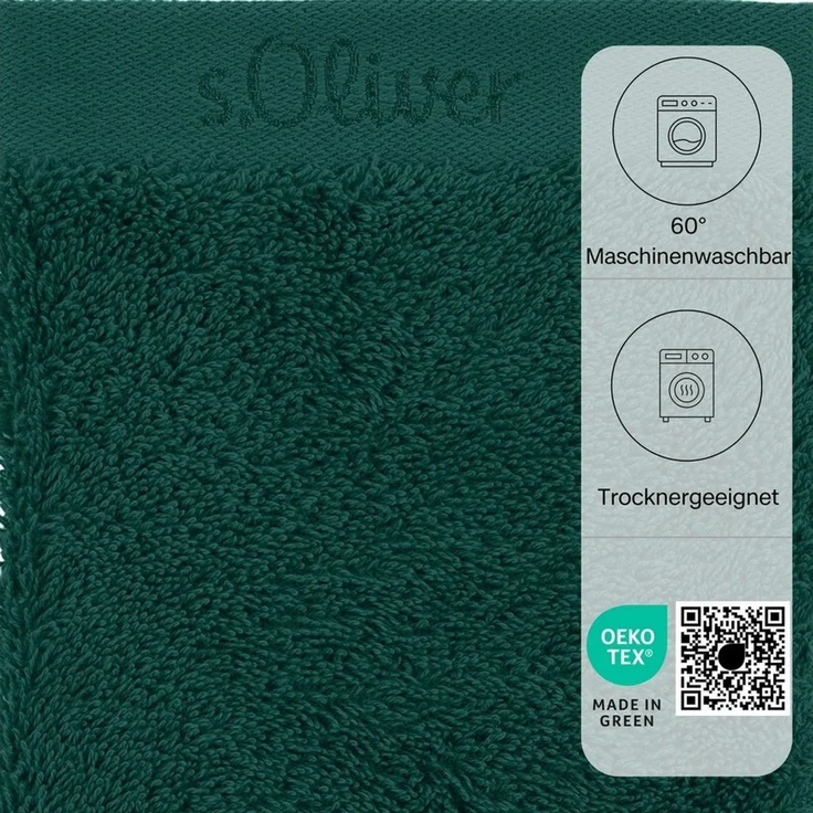 s.Oliver Waschhandschuh s.Oliver, Premium Qualität, 600 gr/m², auch als Sets erhältlich, Walkfrottier (1-St), große Farbauswahl, auch als Duschtuch, Handtuch, Gästetuch – Bild 4