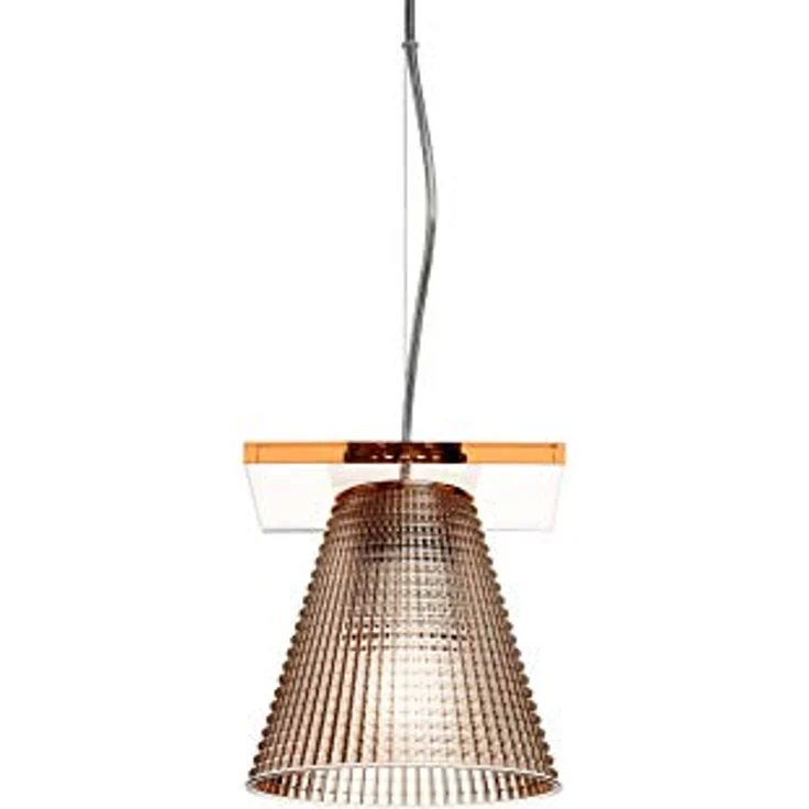 Kartell Light-Air LED-Hängeleuchte, rosa, mit strukturiertem Schirm aus thermoplastischem Technopolymer – Bild 2