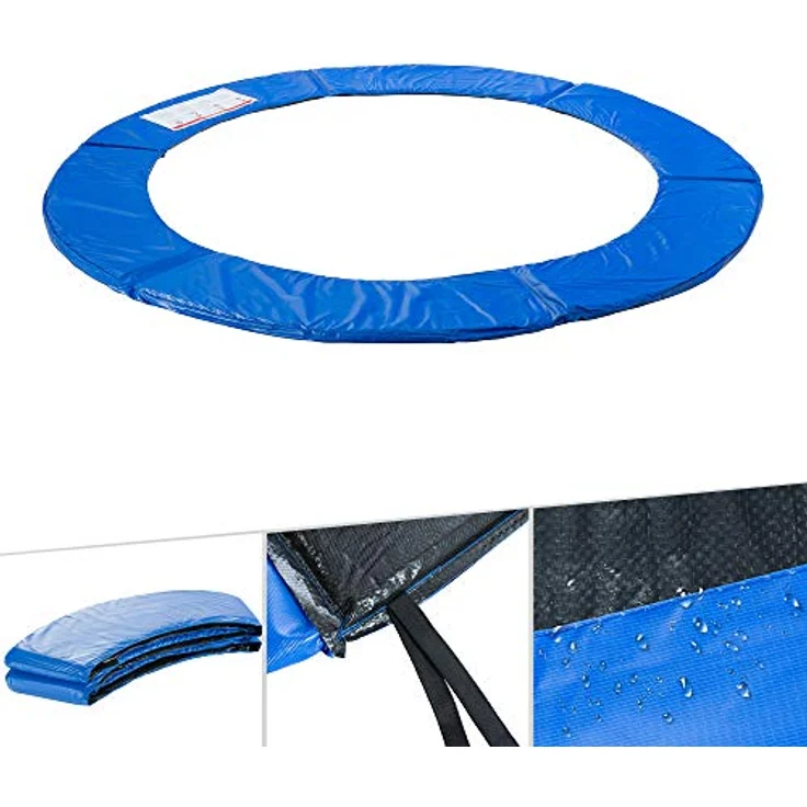 Arebos Trampolin-Randabdeckung Federschutz Ø 487 cm, Randschutz, PVC und PE, Reißfest, UV-resistente und wasserbeständige – Bild 4