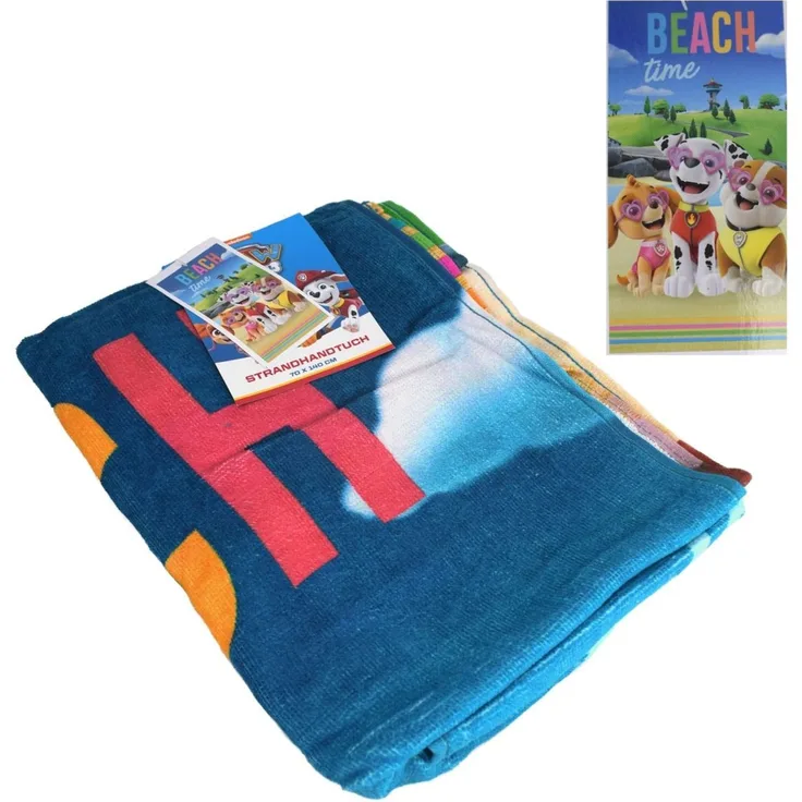 Handtuch ca. 70 x 140 cm Dusch- und Badetuch Zeichentrickmotive Serien Paw Patrol