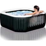 Intex Whirlpool "Pure Spa Kombi Octagon Bubble Jet" mit integriertem Salzwassersystem, Ø 218 x 71 cm
