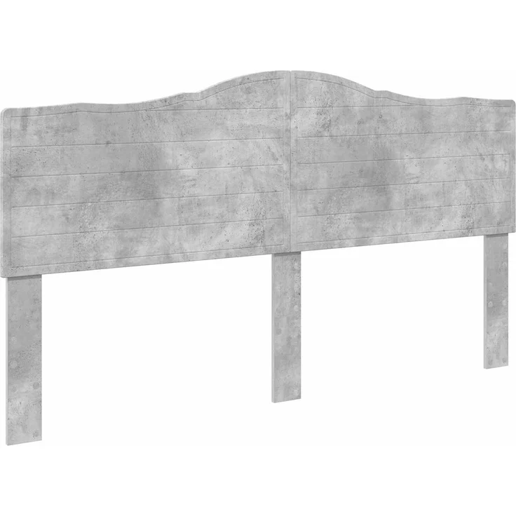 vidaXL Aufbewahrungsbett Beton Grau 200 x 200 cm Holzwerkstoff 3413474 – Bild 6