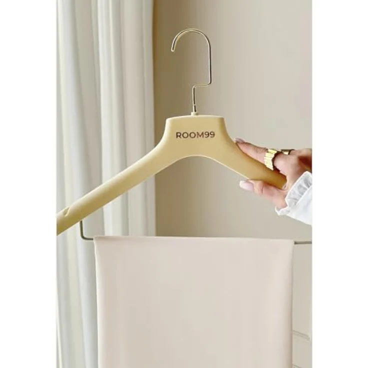 ROOM99 Vorhang mit Silberen Ösen Aura 140x240 cm Breite x Höhe Schiebegardinen Deko Modern Curtain Gardine Wohnzimmer Schlafzimmer Helle Creme, 1 Stück – Bild 8