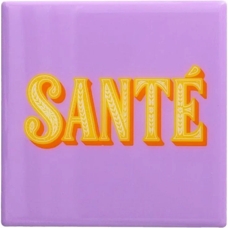 Gift Company Love tiles Untersetzer Motiv: Santé lila
