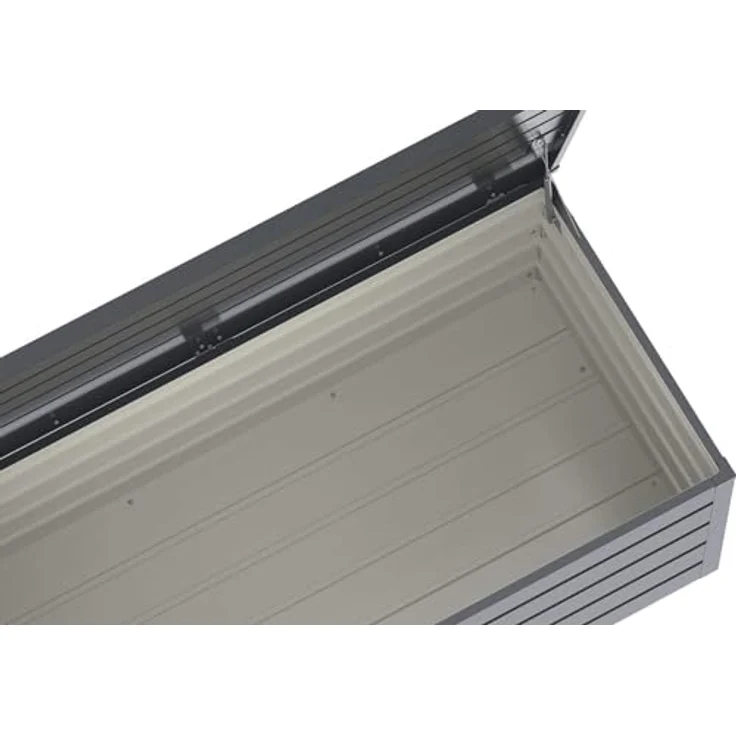 Duramax Kissenbox Metall Garten Gerätebox, 1045 L, wetterfest, gasdruckfeder-unterstützt, pulverbeschichtet – Bild 4