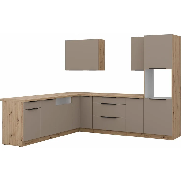 Winkelküche ARIA K-AR ECKE 2 - 250 x 270 cm Anti Fingerprint Küchenzeile Küchenblock Singleküche Einbauküche Küche Eckküche – Bild 7