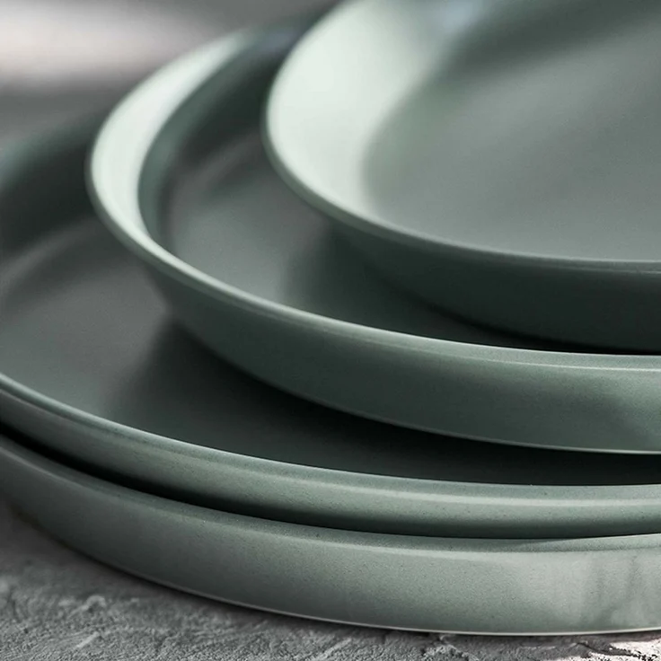 Springlane Geschirr-Set Sweet Scandi, Keramik, in verschiedenen Ausführungen und Sets, 2 Personen, Keramik, 2er-Set Teller Ø 27cm, spülmaschinen-, backofen- & mikrowellengeeignet – Bild 2