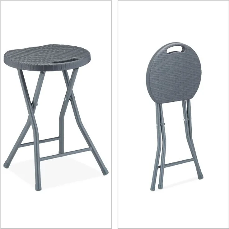 Rattan Klapphocker 2er Set – Bild 6