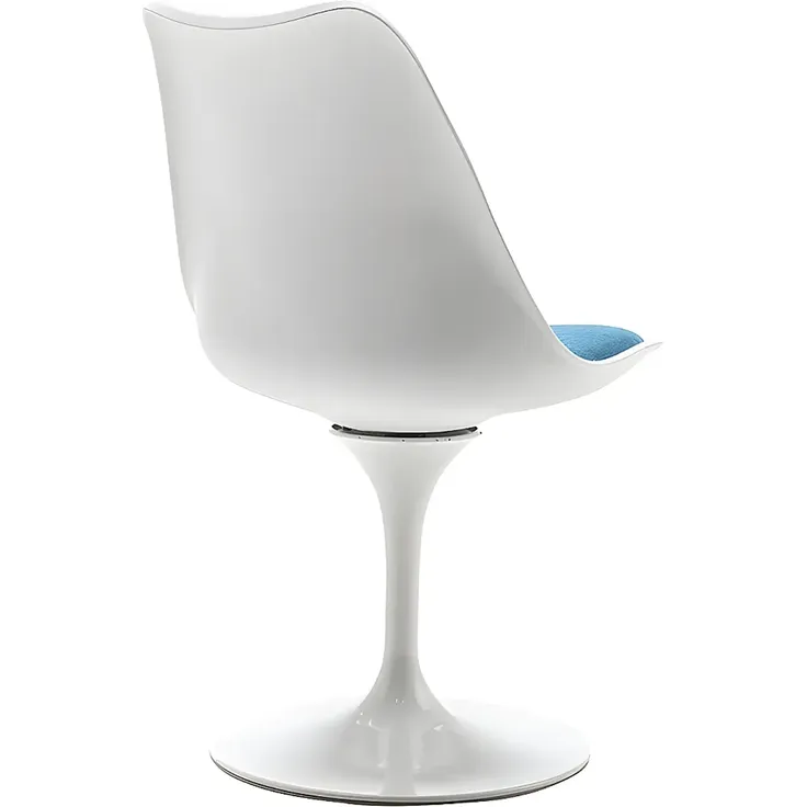 Vente-unique - XAFY Stuhl Plastik BlauWeiß - B 56,5 cm x H 82 cm x L 49 cm – Bild 7