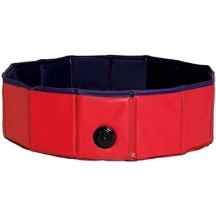 dibea Faltbarer Pool mit Ablassventil, Ø 80 x 20 cm – Bild 6