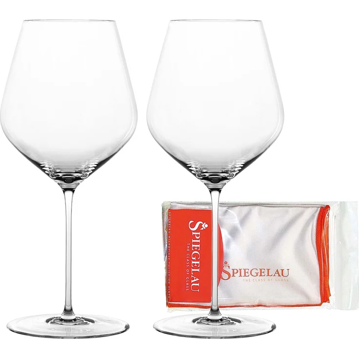 Spiegelau Hi-Lite Burgunderglas 734 ml 2er Set + Poliertuch – Bild 1