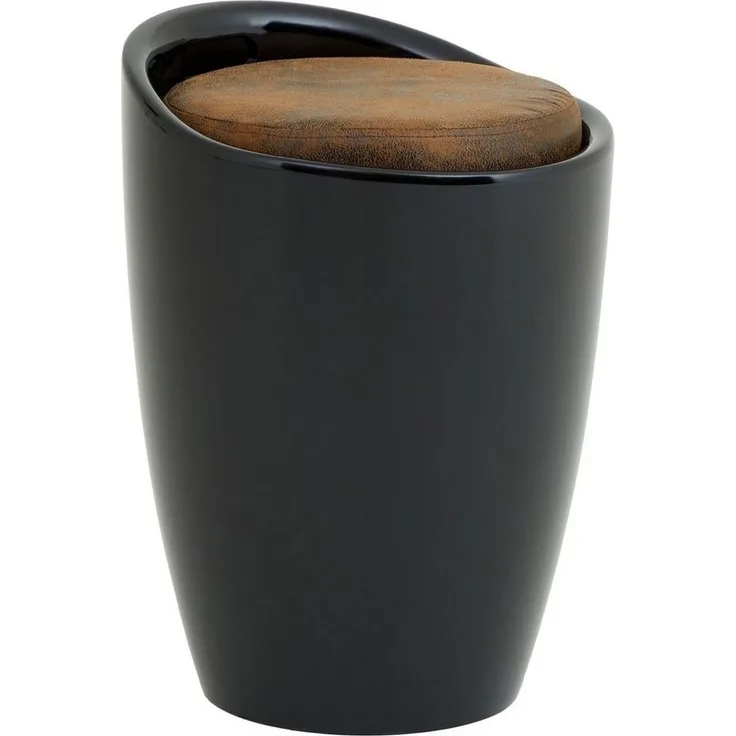 IDIMEX Sitzhocker DANIEL, Sitzhocker Stauraumhocker Arbeitshocker Badhocker Hocker mit Stauraum